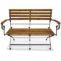 Thumbnail for Gartenbank Klappbar 112 cm Massivholz Akazie