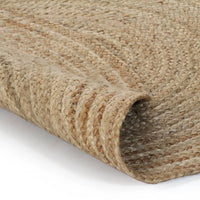 Thumbnail for Teppich Jute Geflochten 120 cm Rund