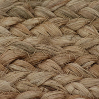 Thumbnail for Teppich Jute Geflochten 120 cm Rund