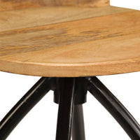 Thumbnail for Barhocker 2 Stk. Massivholz Mango