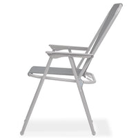 Thumbnail for 8-tlg. Garten-Essgruppe Stahl und Textilene Grau