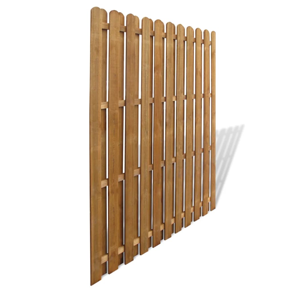 Bohlenzaun-Element Kiefernholz 180×180 cm