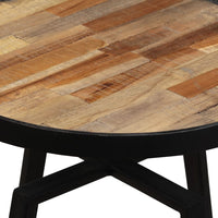 Thumbnail for Beistelltisch Rund Recyceltes Massivholz Teak