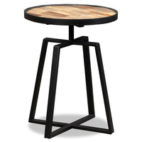 Thumbnail for Beistelltisch Rund Recyceltes Massivholz Teak