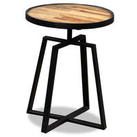 Thumbnail for Beistelltisch Rund Recyceltes Massivholz Teak