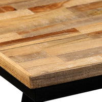 Thumbnail for Sitzbank Recyceltes Teak und Stahl 110 x 35 x 45 cm