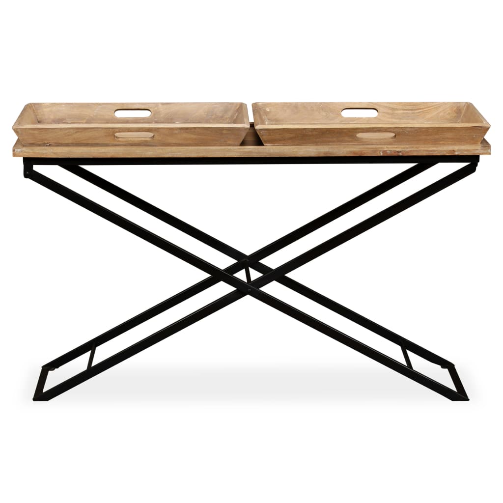 Konsolentisch Mangoholz Massiv 130 x 40 x 80 cm