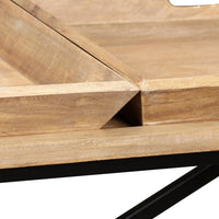 Thumbnail for Konsolentisch Mangoholz Massiv 130 x 40 x 80 cm