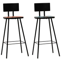 Thumbnail for Bar-Set 3-tlg. Altholz Massiv Mehrfarbig