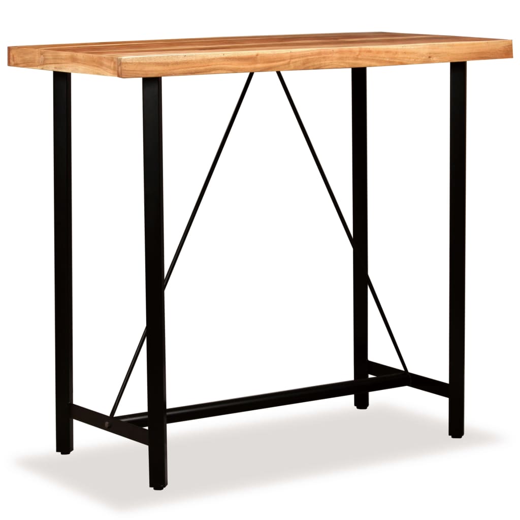 Bartisch Akazie Massivholz 120 x 60 x 107 cm