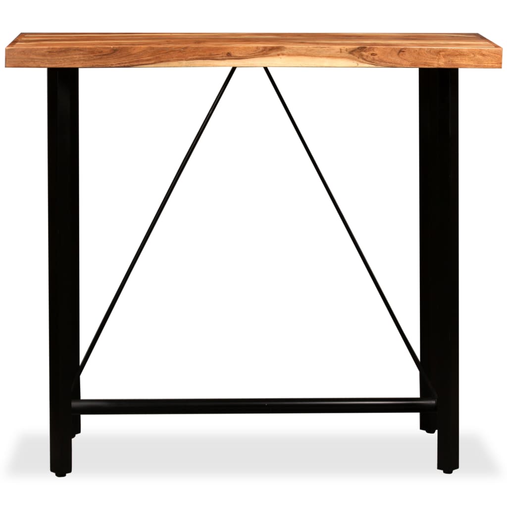 Bartisch Akazie Massivholz 120 x 60 x 107 cm