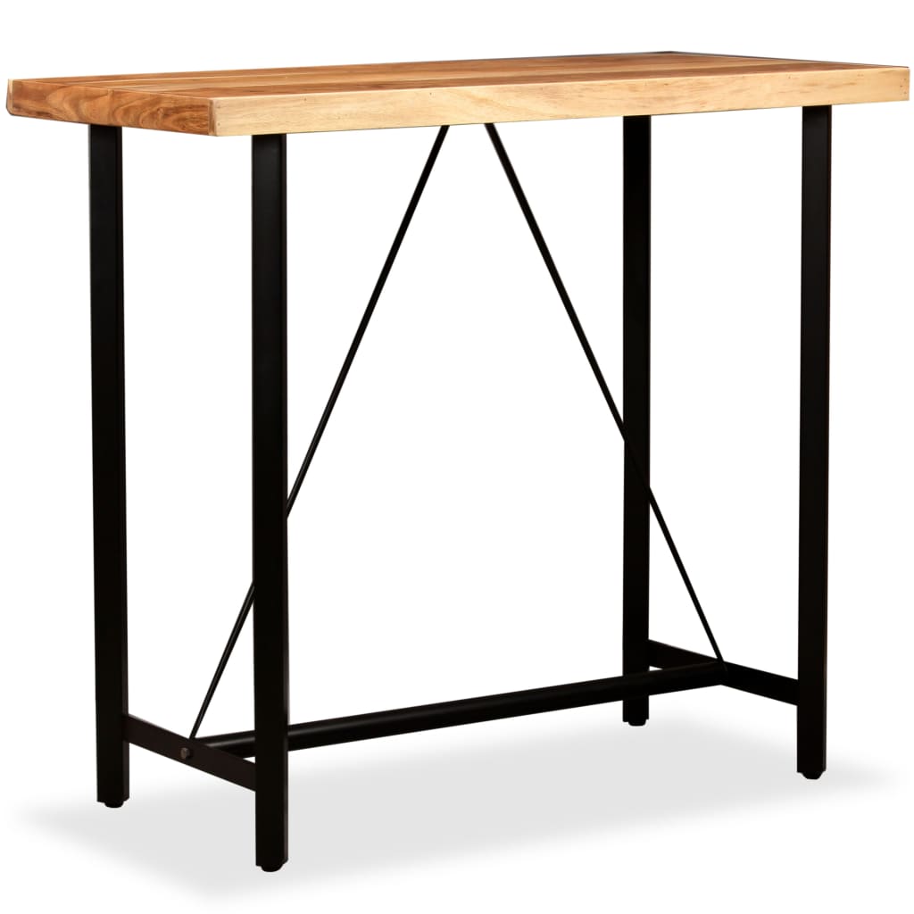 Bartisch Akazie Massivholz 120 x 60 x 107 cm