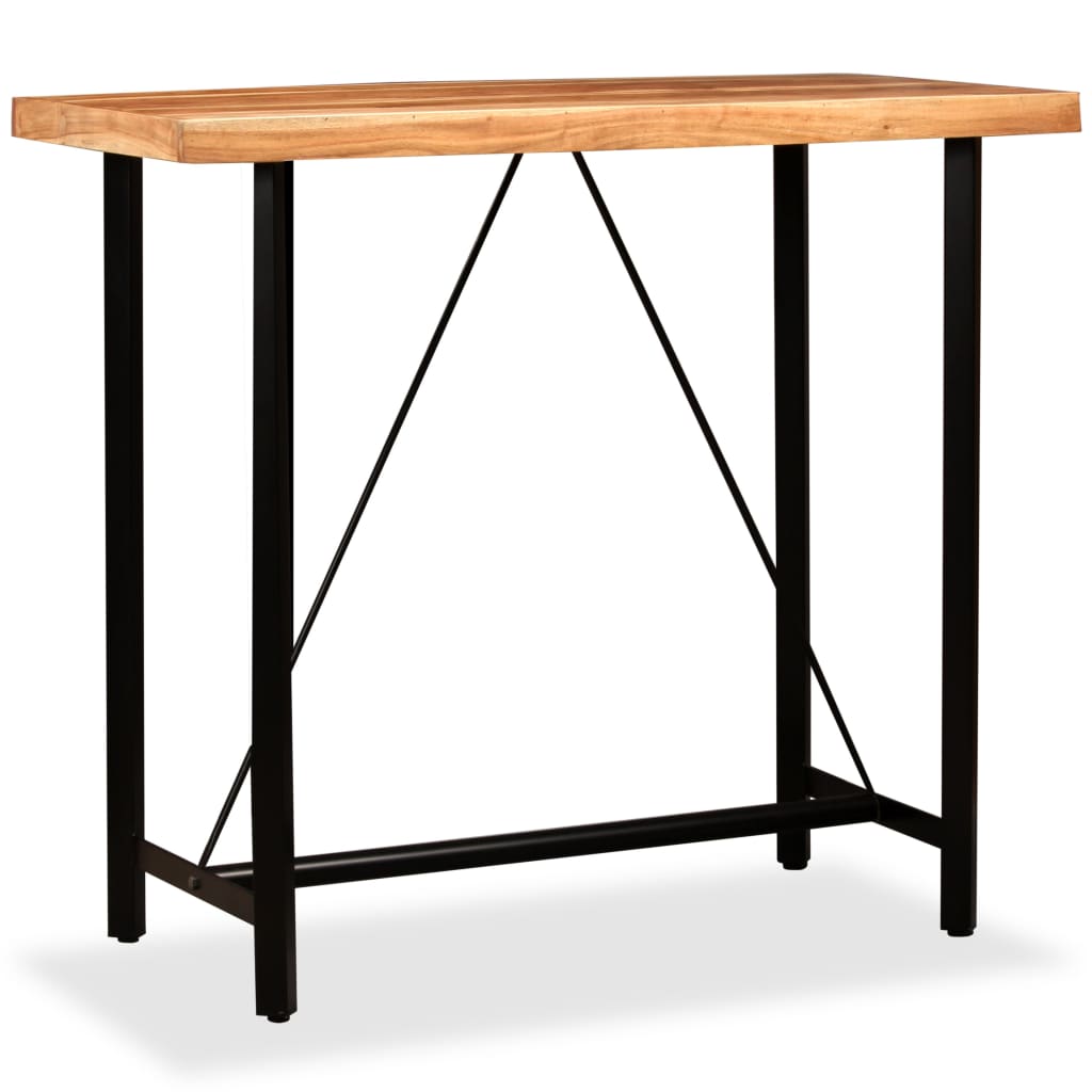Bartisch Akazie Massivholz 120 x 60 x 107 cm