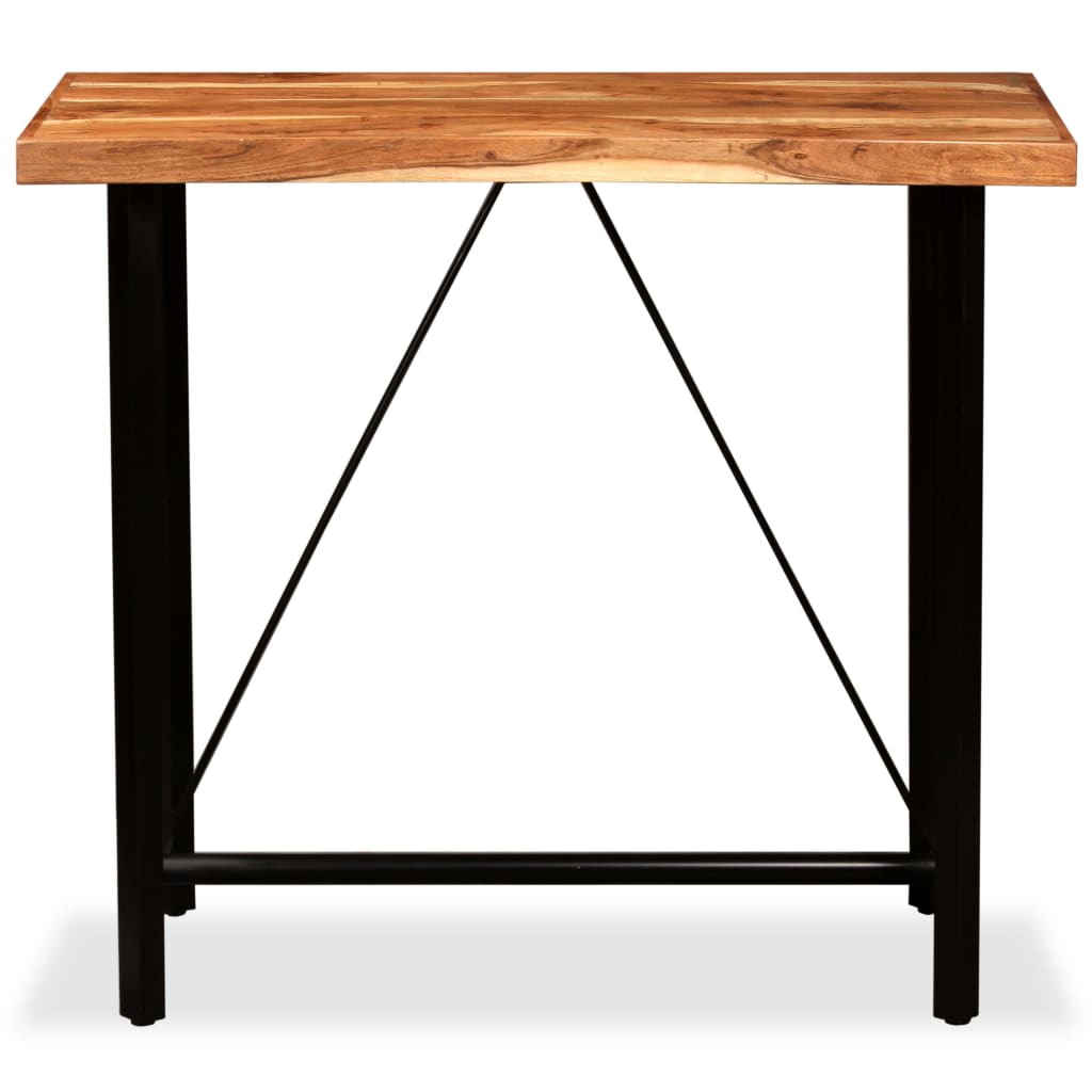 Bartisch Akazie Massivholz 120 x 60 x 107 cm