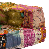 Thumbnail for 2-Sitzer Modularer Pouf Patchwork Stoff