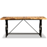 Thumbnail for Esszimmertisch Raues Mangoholz Massiv 180 cm