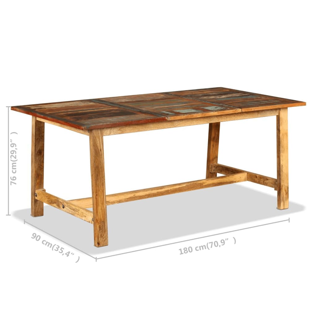 Esszimmertisch Altholz Massiv 180 cm