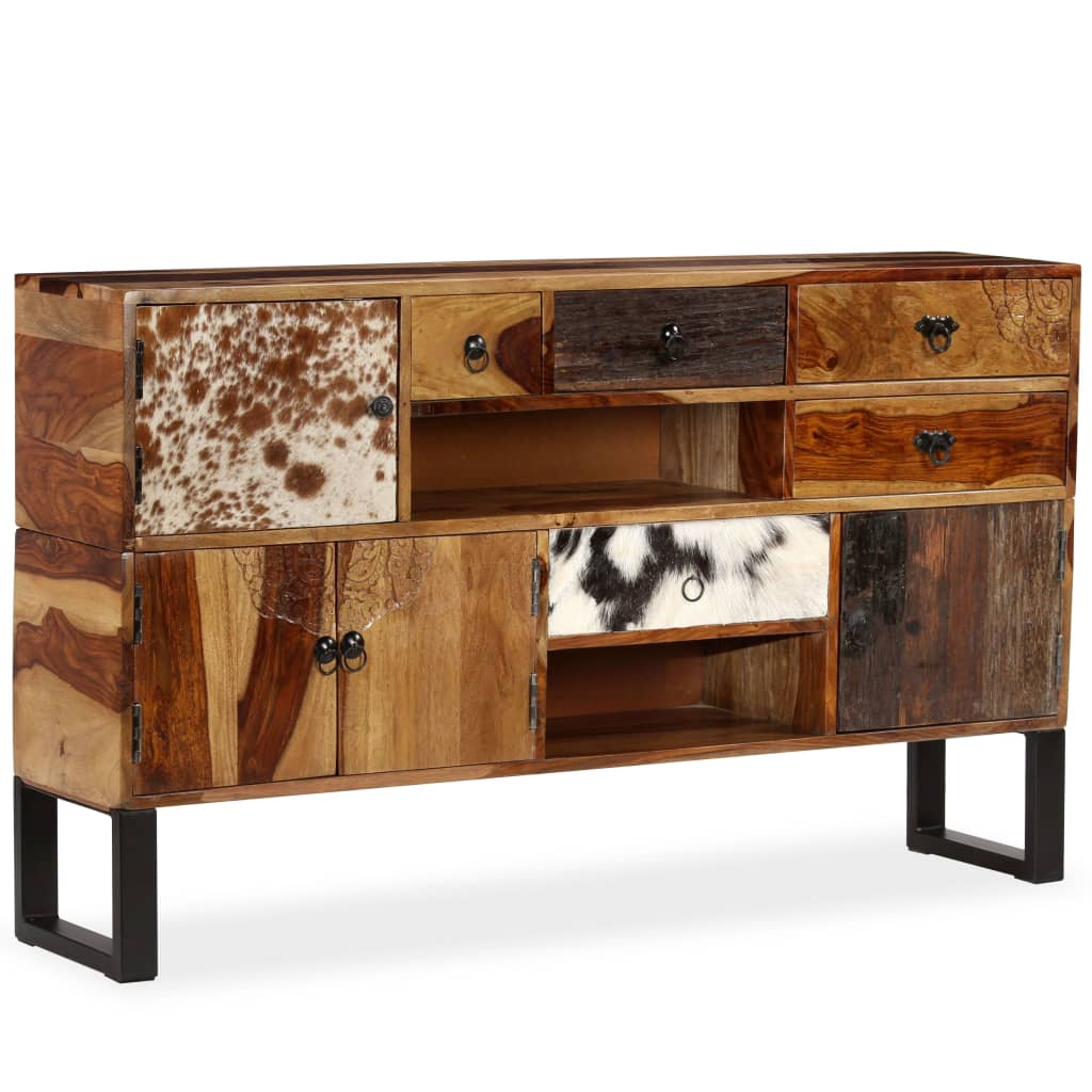 Sideboard Massivholz 140 x 30 x 80 cm