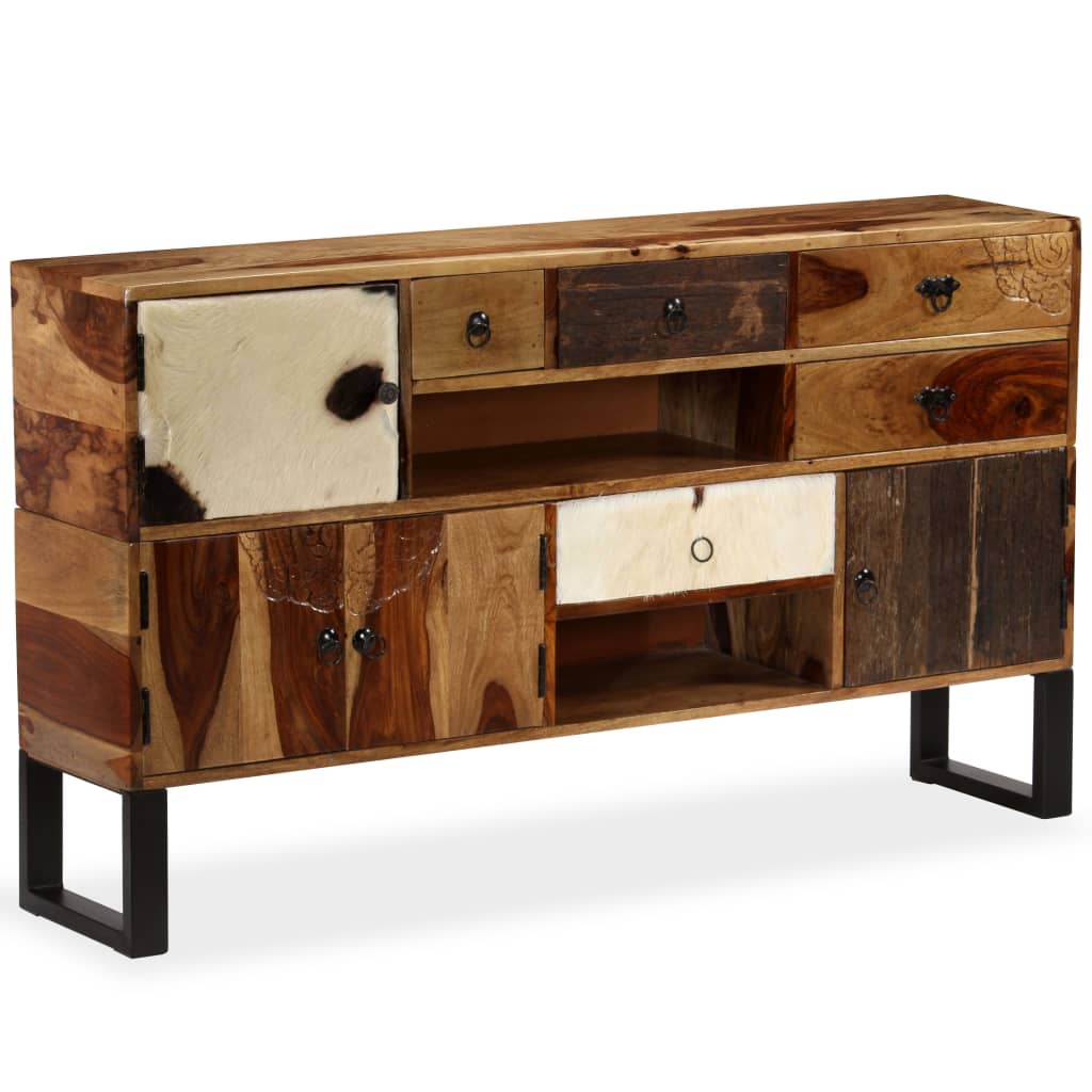 Sideboard Massivholz 140 x 30 x 80 cm