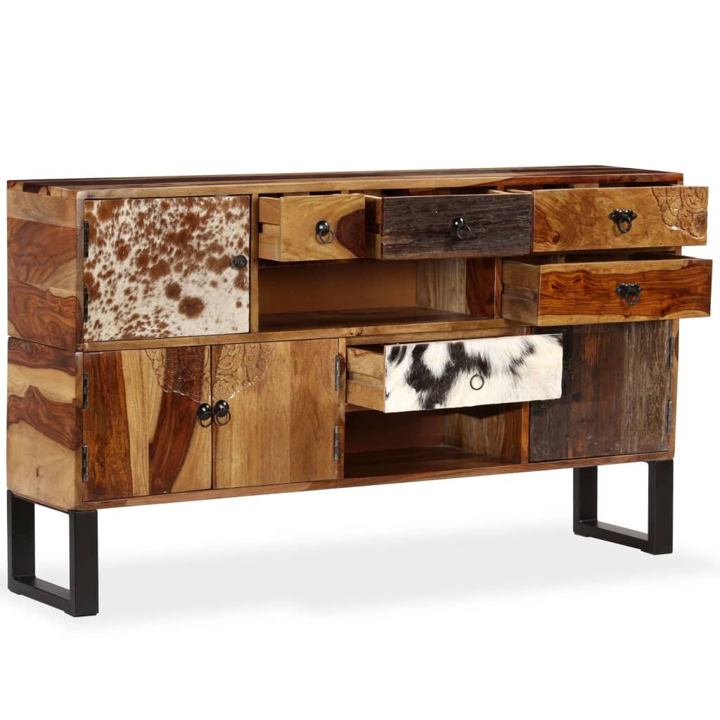Sideboard Massivholz 140 x 30 x 80 cm