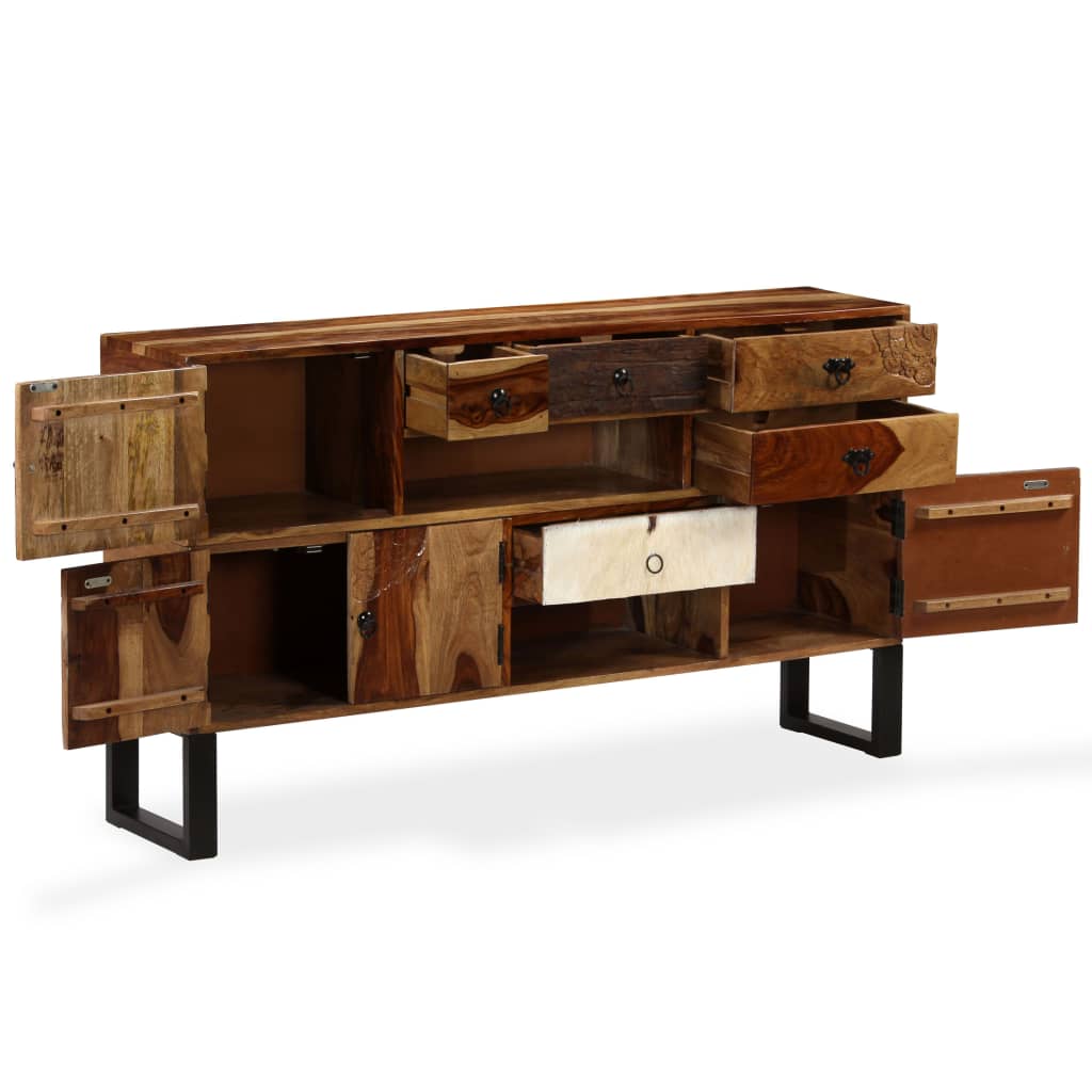 Sideboard Massivholz 140 x 30 x 80 cm