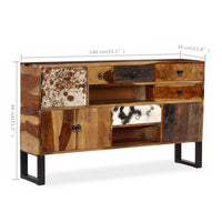 Thumbnail for Sideboard Massivholz 140 x 30 x 80 cm
