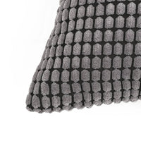 Thumbnail for Kissen-Set 2 Stk. Velours 45 x 45 cm Grau