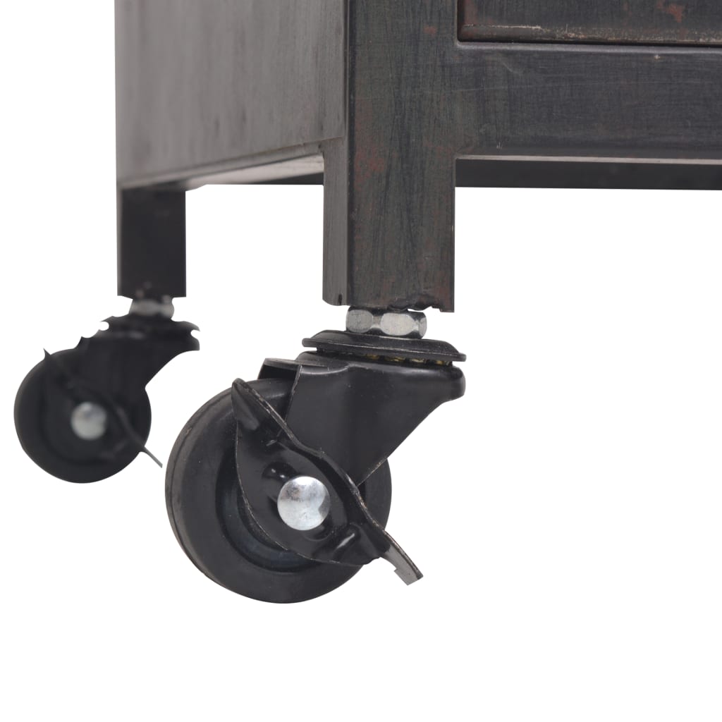 TV-Schrank 120 x 30 x 43 cm Schwarz