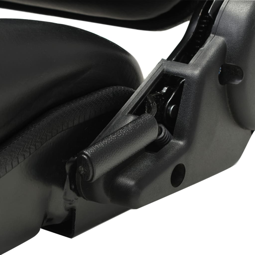 Gabelstapler- und Traktorsitz Verstellbare Rückenlehne Schwarz