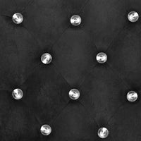 Thumbnail for Esszimmerstühle 2 Stk. Schwarz Eiche Massivholz und Samt