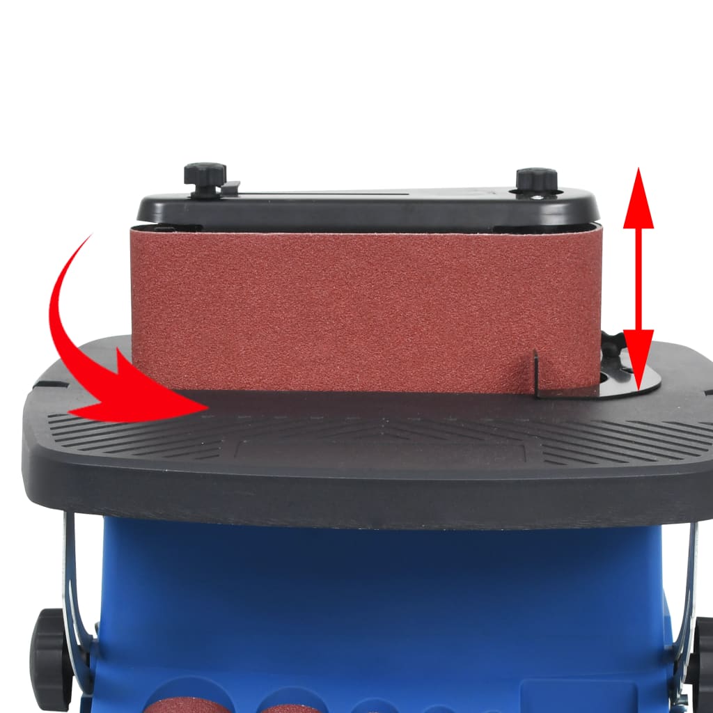 Oszillierende Spindel- und Bandschleifmaschine 450 W Blau