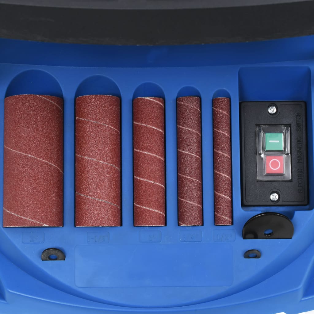 Oszillierende Spindel- und Bandschleifmaschine 450 W Blau