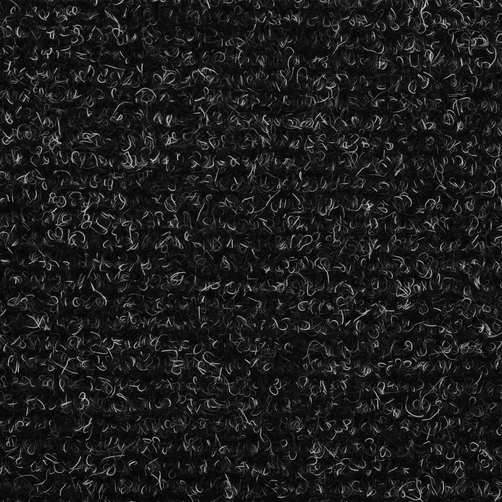 15 Stk. Selbstkl. Treppenmatten Nadelvlies 56x17x3cm Dunkelgrau