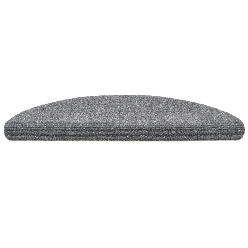 15 Stk. Selbstkl. Treppenmatten Nadelvlies 56x17x3cm Hellgrau