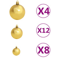 Thumbnail for 100-tlg. Weihnachtskugel-Set 3/4/6 cm Braun/Bronze/Golden