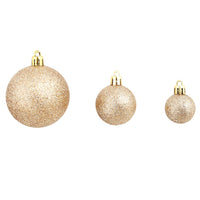 Thumbnail for 100-tlg. Weihnachtskugel-Set 3/4/6 cm Roségold