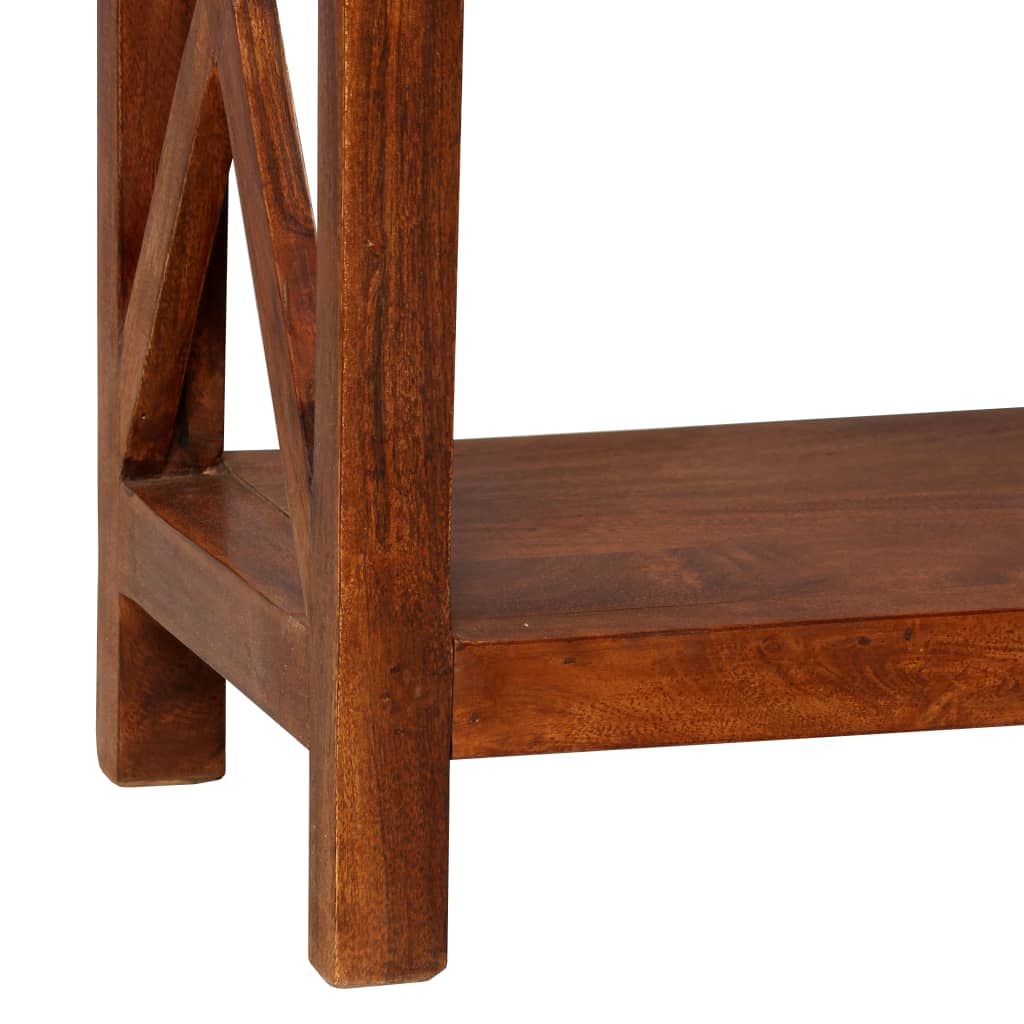 Bücherregal Akazie Massivholz in Palisander-Optik 60x30x160 cm