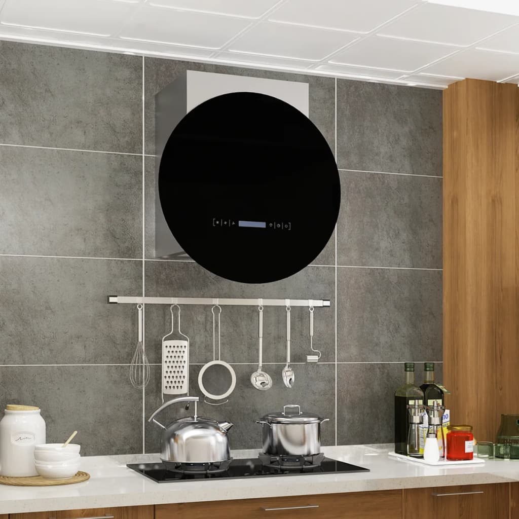 Wand-Dunstabzugshaube LCD-Display Touch-Sensor 756 m³/h LED
