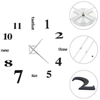 Thumbnail for 3D-Wanduhr Modernes Design 100 cm XXL Schwarz