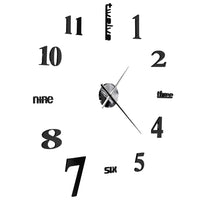 Thumbnail for 3D-Wanduhr Modernes Design 100 cm XXL Schwarz
