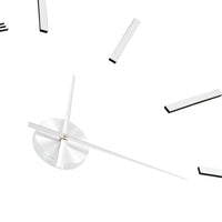 Thumbnail for 3D-Wanduhr Modernes Design 100 cm XXL Silbern