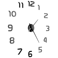 Thumbnail for 3D-Wanduhr Modernes Design 100 cm XXL Schwarz