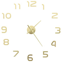 Thumbnail for 3D-Wanduhr Modernes Design 100 cm XXL Golden