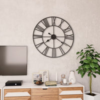 Thumbnail for Wanduhr Vintage mit Quarzwerk Metall 80 cm XXL