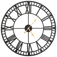 Thumbnail for Wanduhr Vintage mit Quarzwerk Metall 60 cm XXL