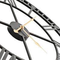Thumbnail for Wanduhr Vintage mit Quarzwerk Metall 60 cm XXL