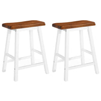 Thumbnail for Bartisch- und Hocker-Set 3-tlg. Massivholz