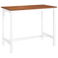 Thumbnail for Bartisch- und Hocker-Set 3-tlg. Massivholz