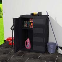 Thumbnail for Gartenschrank mit 1 Regal Schwarz