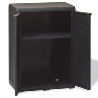 Thumbnail for Gartenschrank mit 1 Regal Schwarz
